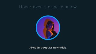 How To Create A Circular Reveal Image On Hover Using HTML & CSS | Website Design Tutorial