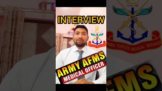 AFMS AMC SSC interview 2026 | Army Doctor interview