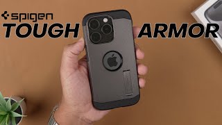 iPhone 15 Pro Case - Spigen Tough Armor MagFit
