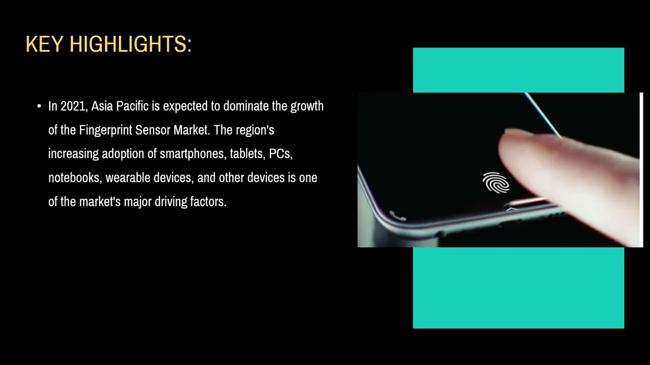 Fingerprint Sensor on Display Market Growth Outlook | Industry Data Analytics | IDA