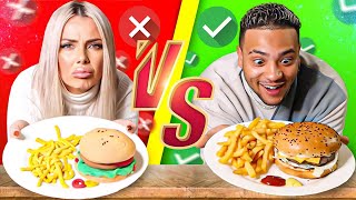 NE CHOISI PAS LE MAUVAIS PLAT ! GUMMY FOOD???? VS REAL FOOD???? CHALLENGE