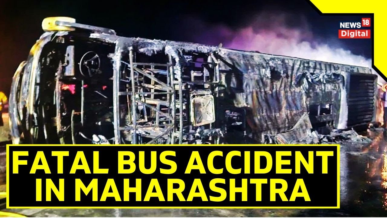 Maharashtra News: Bus Catches Fire In Maharashtra's Buldhana : Rs 5L Ex ...