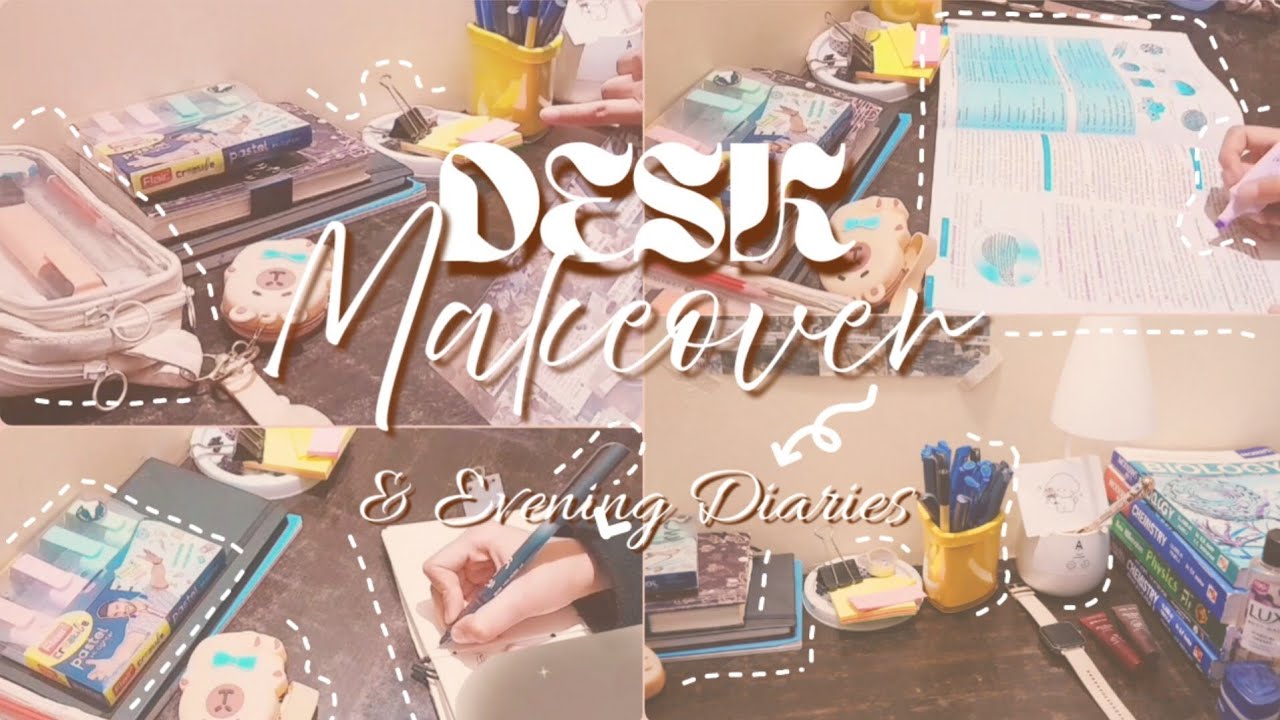 Resetting My Desk After School☁️+Calm Evening Diaries🍥| Cosy & Affordable | Indian Edition | Taaro