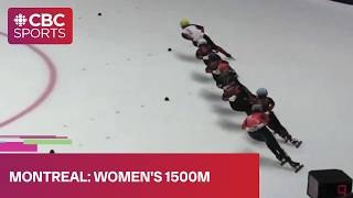 Strong field in women's 1500m final at 2026 Canadian Short Track Championships