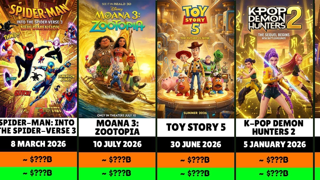 All New Upcoming 2026 Animation Releases to Watch Out For