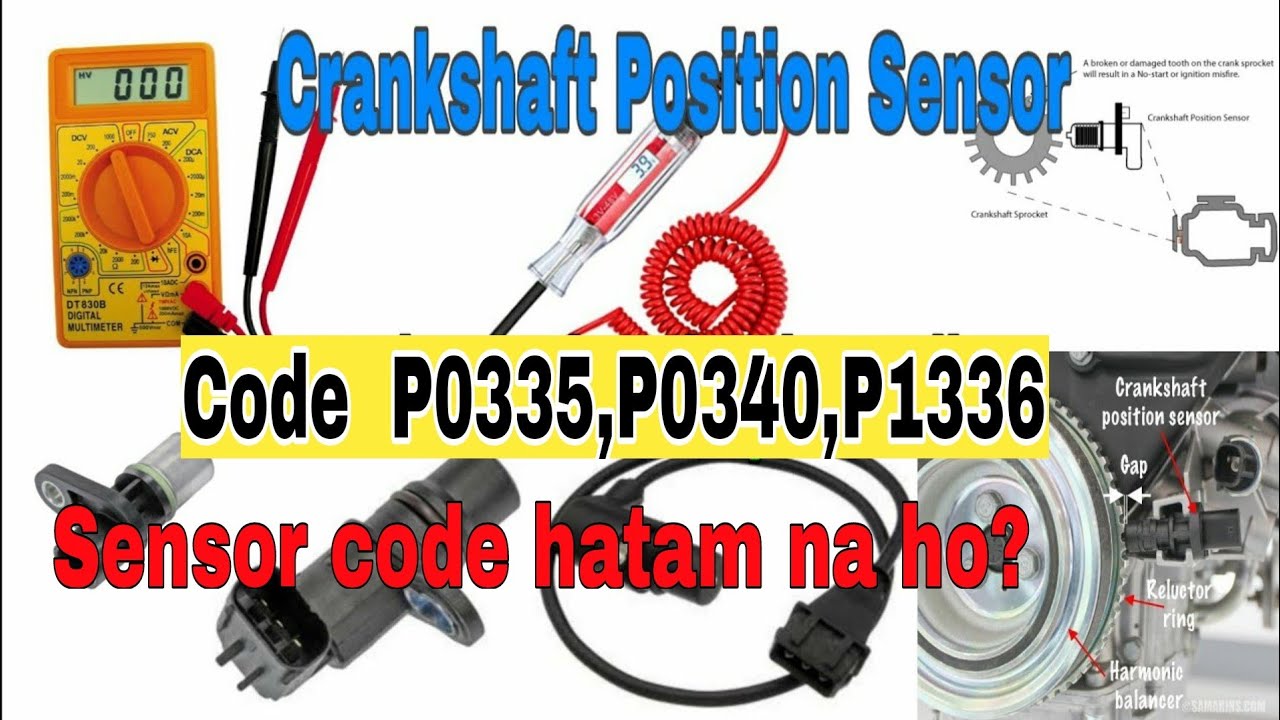 Crankshaft Position Sensor /P0335,P0340,P1336,Sensor code htam na ho?Crankshaft About,obd2 code