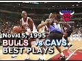 Nov 15 1995 Bulls vs Cavs highlights