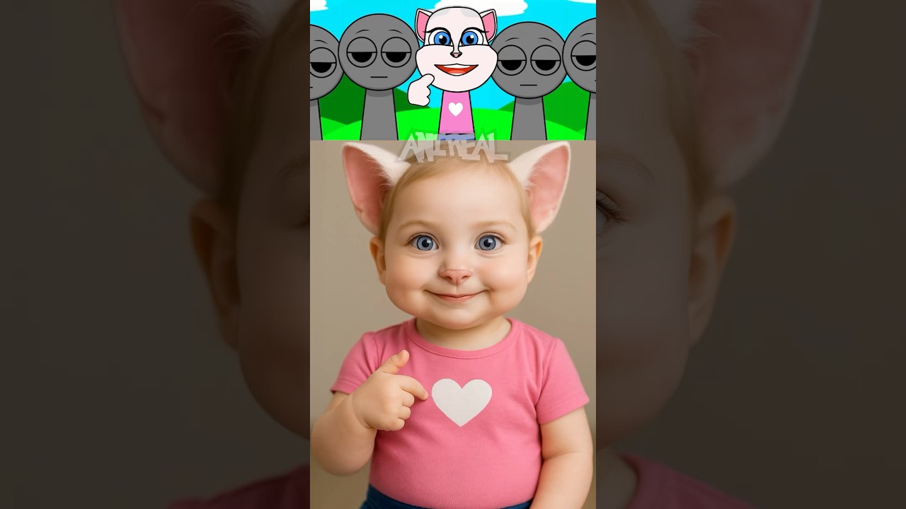 Incredibox Sprunki OC - Talking Angela As Human In Real Life!