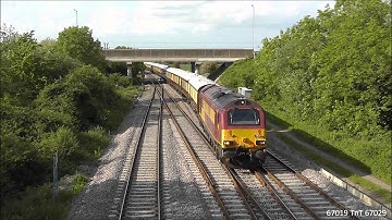 67019 TnT DB 67029 on VSOE (1Z56) @ Didcot 30/05/12