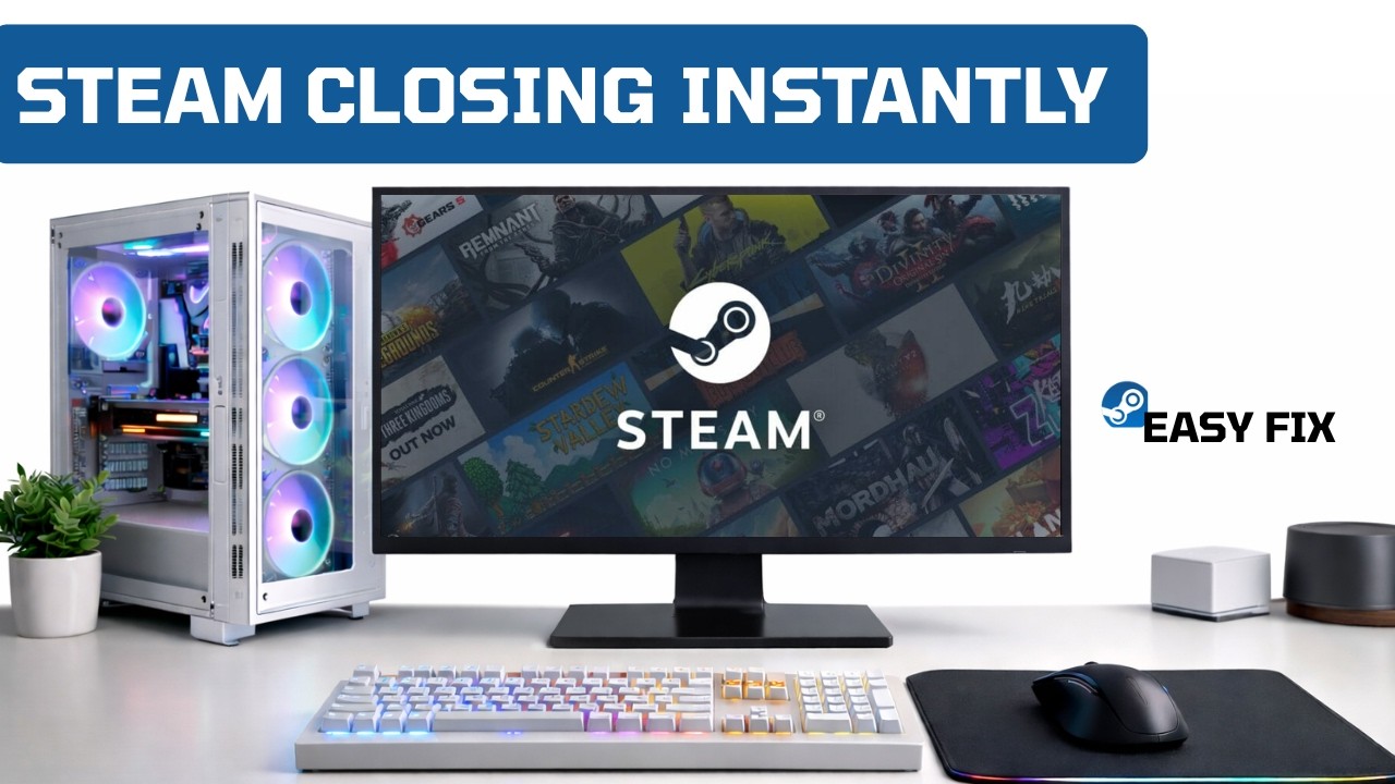 How to Fix Steam Closing Immediately After Opening - YouTube