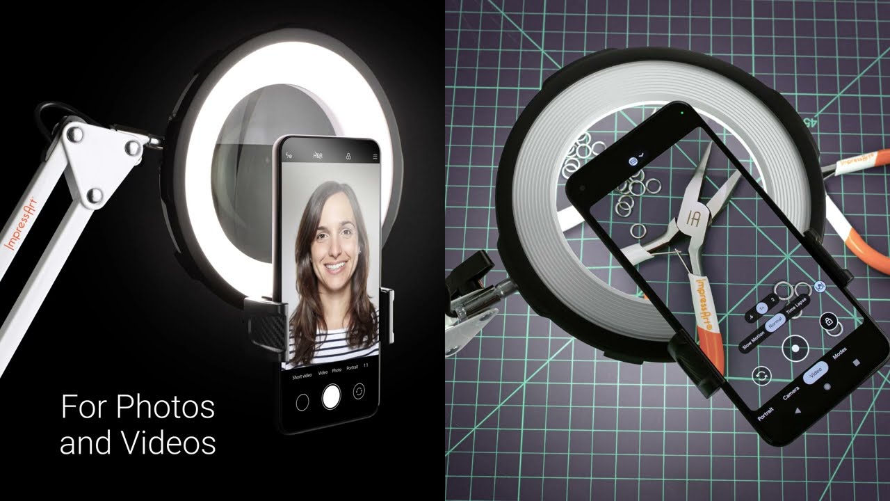 Led Light Mobile Phone Selfie Ring Light Flash - White | Konga Online  Shopping