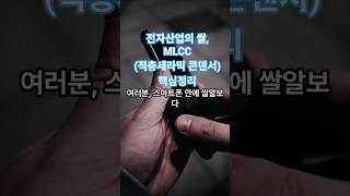 전자산업의 쌀, MLCC(적층 세라믹 콘덴서) 핵심 정리! #이슈 #AI서버 #전기차 #스마트폰 #삼성전기