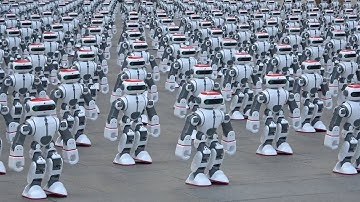 Mass robot dance routine breaks world record