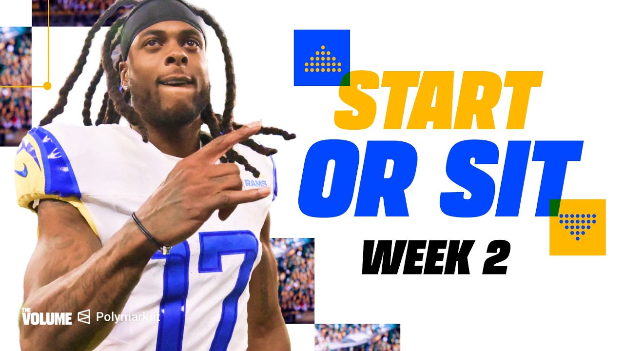 ⁣Fantasy Football Start or Sit Lineup Advice: Experts Pick Who To Start Week 2 (2026)