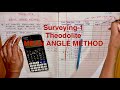 Mean angle method |Surveying-1 |Theodolite #surveying #theodolite