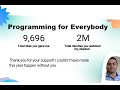 Programming for everybodythank you everybody