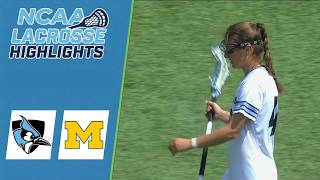 Johns Hopkins vs Michigan | NCAA Women’s College Lacrosse Highlights | April 12, 2026