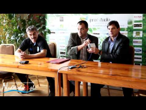 Konferencja prasowa po meczu Siarki Tarnobrzeg ze Stalą Sanok, 24.09.2011 HD