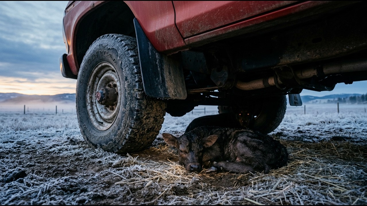 He Found a Newborn Calf Sleeping by His Truck… The