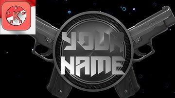 How to make a quick double gun gaming intro in kinemaster.