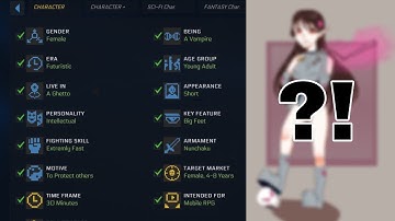 Designing a character out of a random web generator speedpaint!