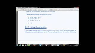 Chapter 15 Manipulating Strings (String objects)