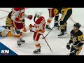 Flames' Matt Coronato Finds Back Of Net With Deadly Snipe Vs. Penguins