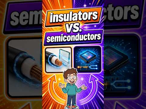 ✅ Insulator vs Semiconductor: What’s the Difference? Explained Simply