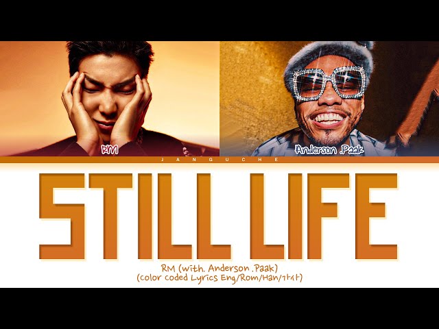 RM (알엠) - Still Life (with Anderson .Paak) (Color Coded Lyrics Eng/Rom/Han/가사) class=