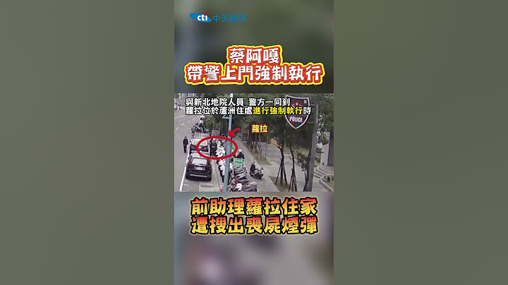 蔡阿嘎帶警上門強制執行 前助理蘿拉住家遭搜出喪屍煙彈#shorts