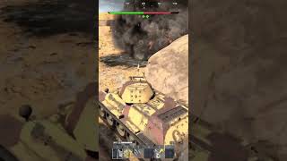 Немец на тигре в шоке 0_о как Т34-57 заехал в него  #warthunder