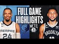 Game Recap Nets 127 Grizzlies 115 