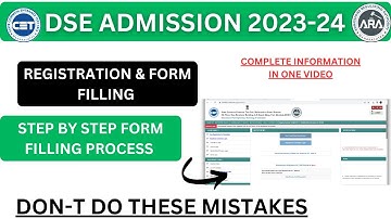 Direct 2nd Year Engineering 2023 | Registration And Form Filling Process Step by Step Avoid Mistakes