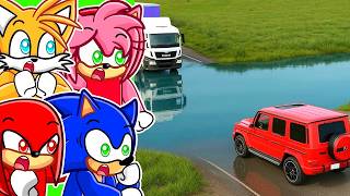 Reacting To CARS vs DEEP WATER! Sonic BLOX