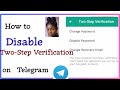 How to Disable 2-Step Verification on Telegram | ከ Telegram 2-Step ኮድ ማስወገድ | SkillUp Tech