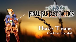 Relaxing Final Fantasy Music For Studying - Hero's Theme Arrangement (Extended 1 Hour)