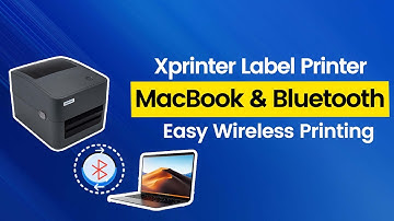 Xprinter New Bluetooth Function: Connect Your MacBook to Label Printer Easily