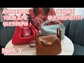 Mrs Y ANSWERING YOUR JUNE QUESTIONS!!! | ANSWERING HERMES QUESTIONS!!! | Join me from Atlanta