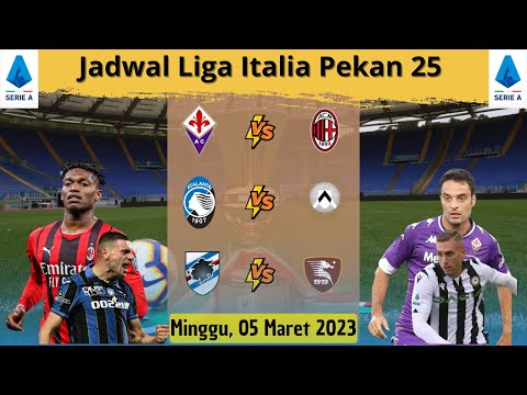 angker777 x bosmujur - Jadwal Liga Italia Hari Ini | Fiorentina vs AC Milan ~ Atalanta vs Udinese | Serie A 2023 Pekan 25