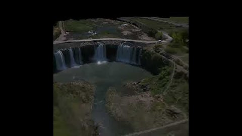 【3D GIS 動画】原尻の滝 3D モデル（Drone2Mapで作成）