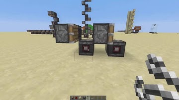 Minecraft 1.11 | Vertical/Horizontal piston elevator using observer block! [Patched]
