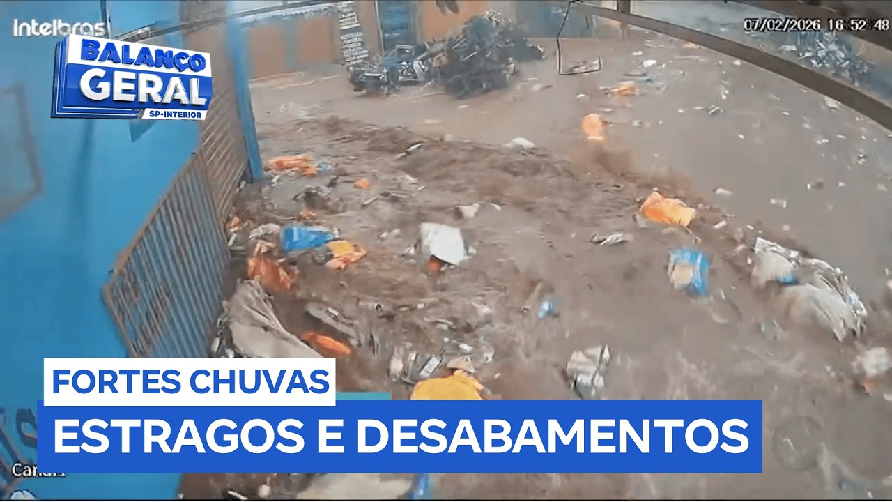 Temporal causa alagamentos e transtornos em Ribeirão Preto (SP)