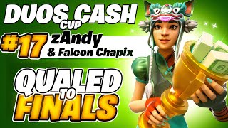 17TH PLACE DUO CASH CUP OPENS
