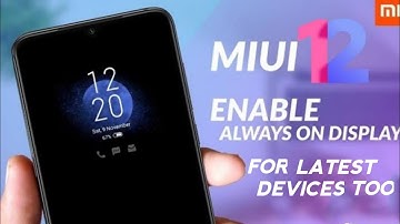 Enable Always On Display & Super Wallpaper For Redmi Note 9 Pro | How To Enable AOD Mode For Note 9