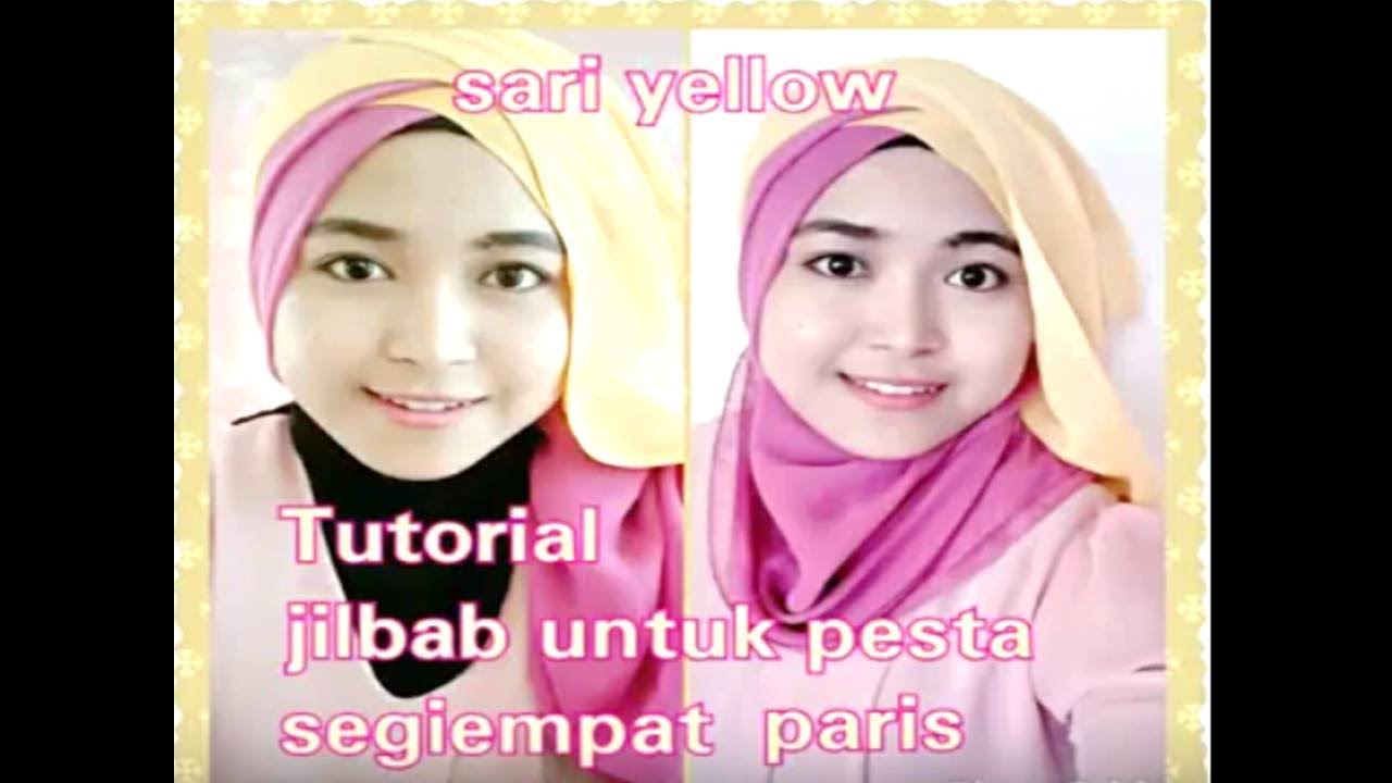 Tutorial Hijab Segiempat Paris Untuk Pesta YouTube Tutorial Hijab Segiempat Paris Untuk Pesta YouTube