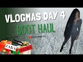 SIZE 11 BOOT HAUL | VLOGMAS 2021 DAY 4