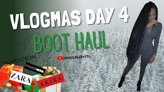 SIZE 11 BOOT HAUL | VLOGMAS 2021 DAY 4