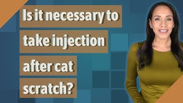 Is it necessary to take injection after cat scratch?