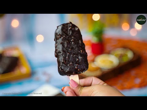 Chocobar Ice Cream Recipe | Easy Homemade  chocolate ice cream | SooperChef