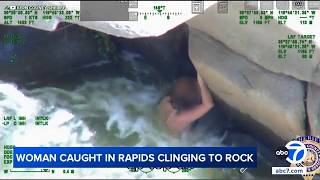 Woman rescued from raging rapids in one of America's deadliest rivers